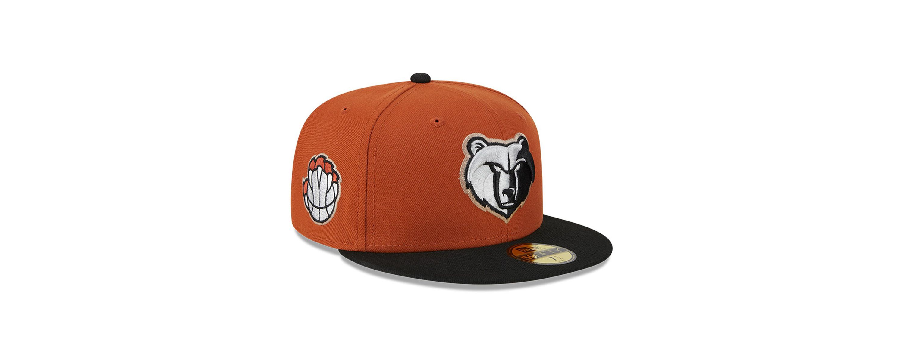 NBA Rust/Black Memphis Grizzlies Two-Tone 59FIFTY Fitted Hat