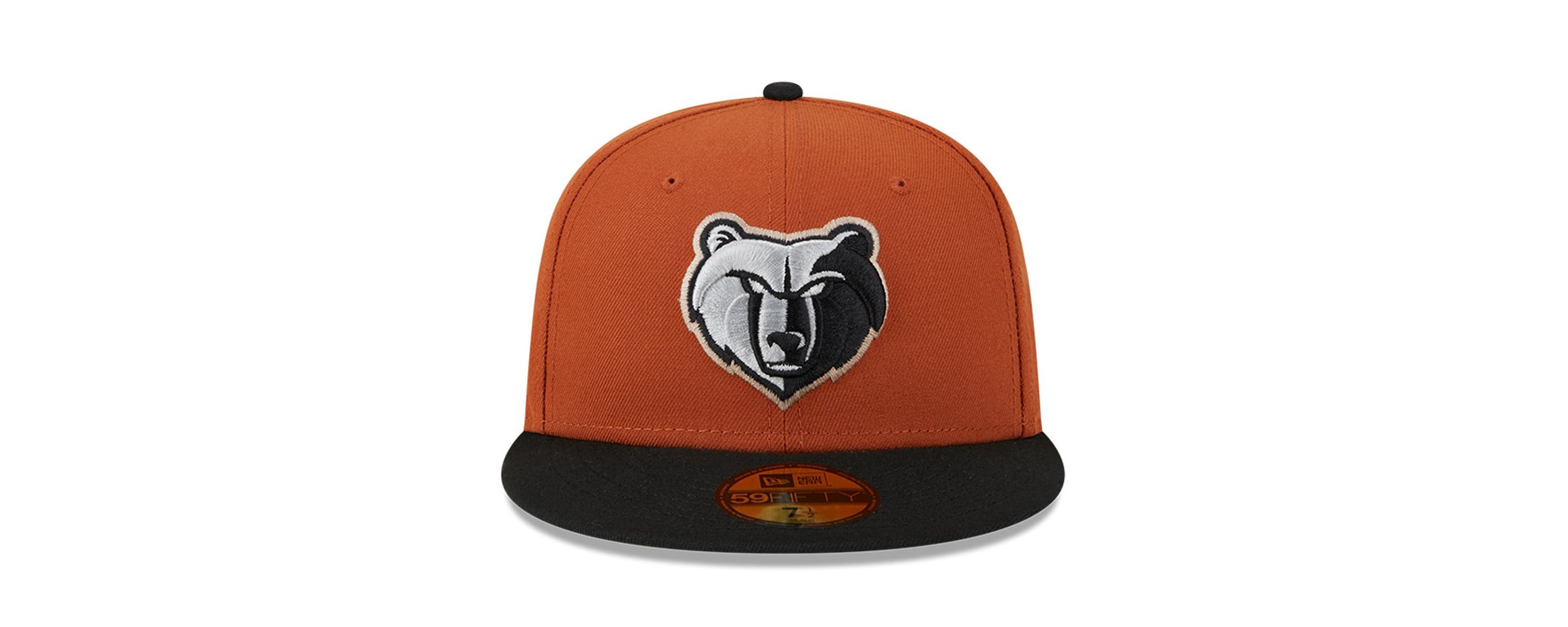 NBA Rust/Black Memphis Grizzlies Two-Tone 59FIFTY Fitted Hat