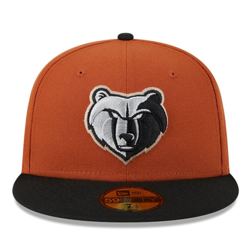 NBA Rust/Black Memphis Grizzlies Two-Tone 59FIFTY Fitted Hat