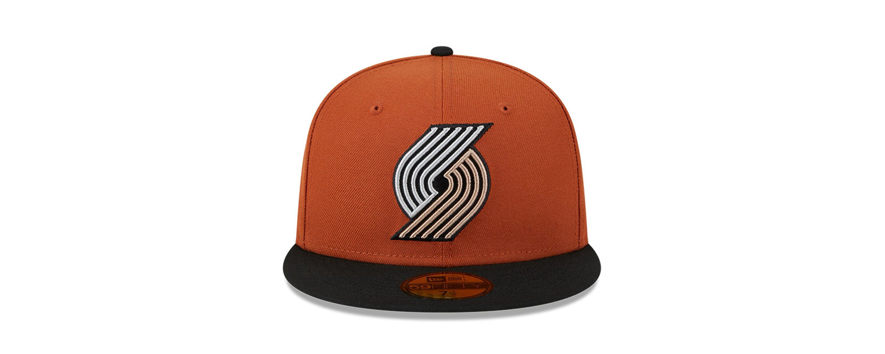 NBA Rust/Black Portland Trail Blazers Two-Tone 59FIFTY Fitted Hat