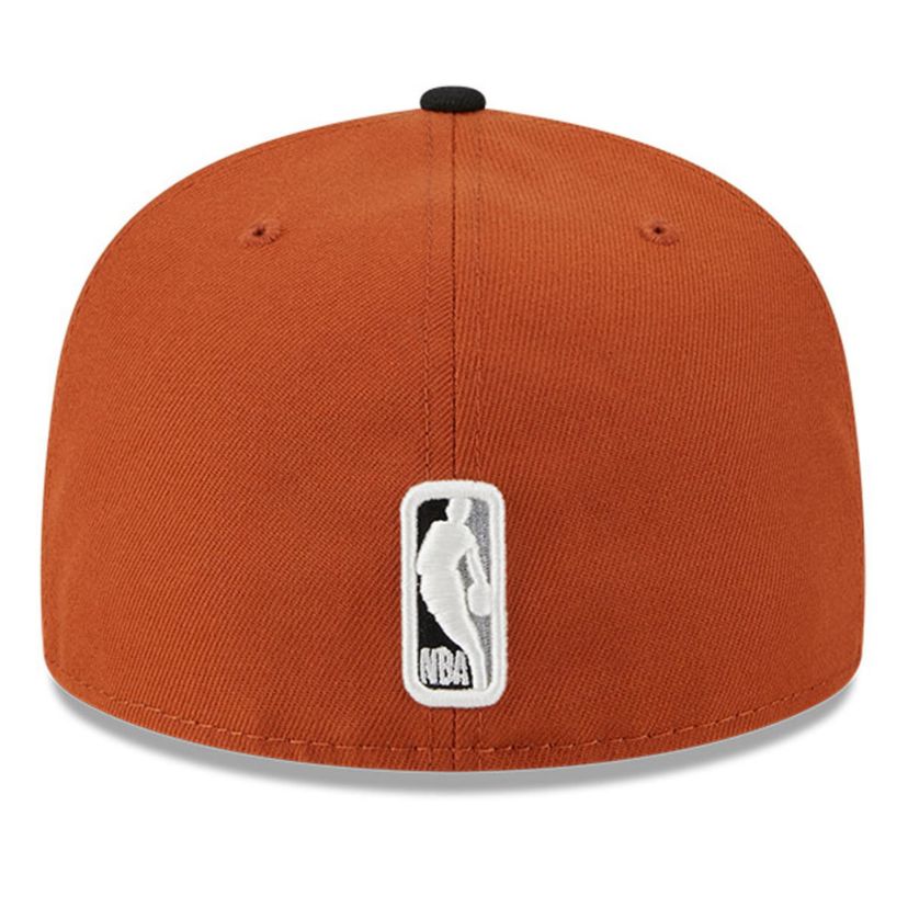 NBA Rust/Black Portland Trail Blazers Two-Tone 59FIFTY Fitted Hat