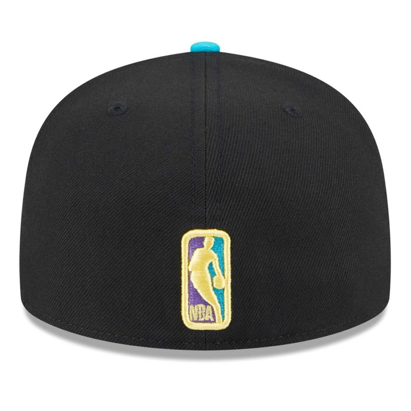 NBA Black/Turquoise Philadelphia 76ers Arcade Scheme 59FIFTY Fitted Hat