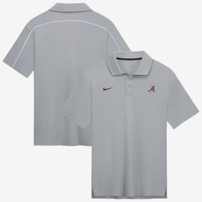 Men's Alabama Crimson Tide NCAA Nike Alabama Tide Par Dri-FIT Polo, Gray, 3XL