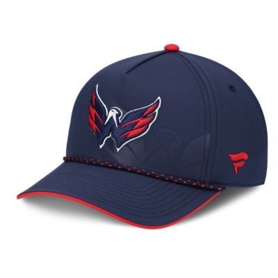 Men's NHL Fanatics Washington Capitals On Stage Podium A-Frame Adjustable Hat, Navy Blue