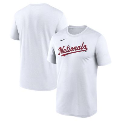 Men's MLB Nike Washington Nationals New Legend Wordmark Dri-FIT T-Shirt
