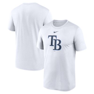 Men's MLB Nike Tampa Bay Rays New Legend Dri-FIT T-Shirt, White, 2XL 30