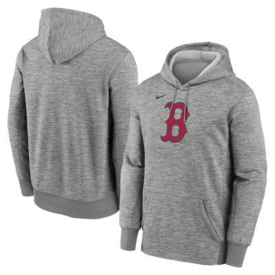 Men's Boston Red Sox MLB Nike Boston Sox Primary Logo Therma Hoodie
