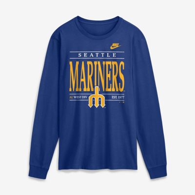 Men's MLB Nike Seattle Mariners Cooperstown Graphic Long Sleeve T-Shirt
