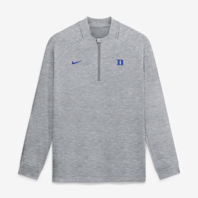 Men's Duke Blue Devils NCAA Nike Duke Devils Par Raglan Tri-Blend Therma-FIT Half-Zip Pullover