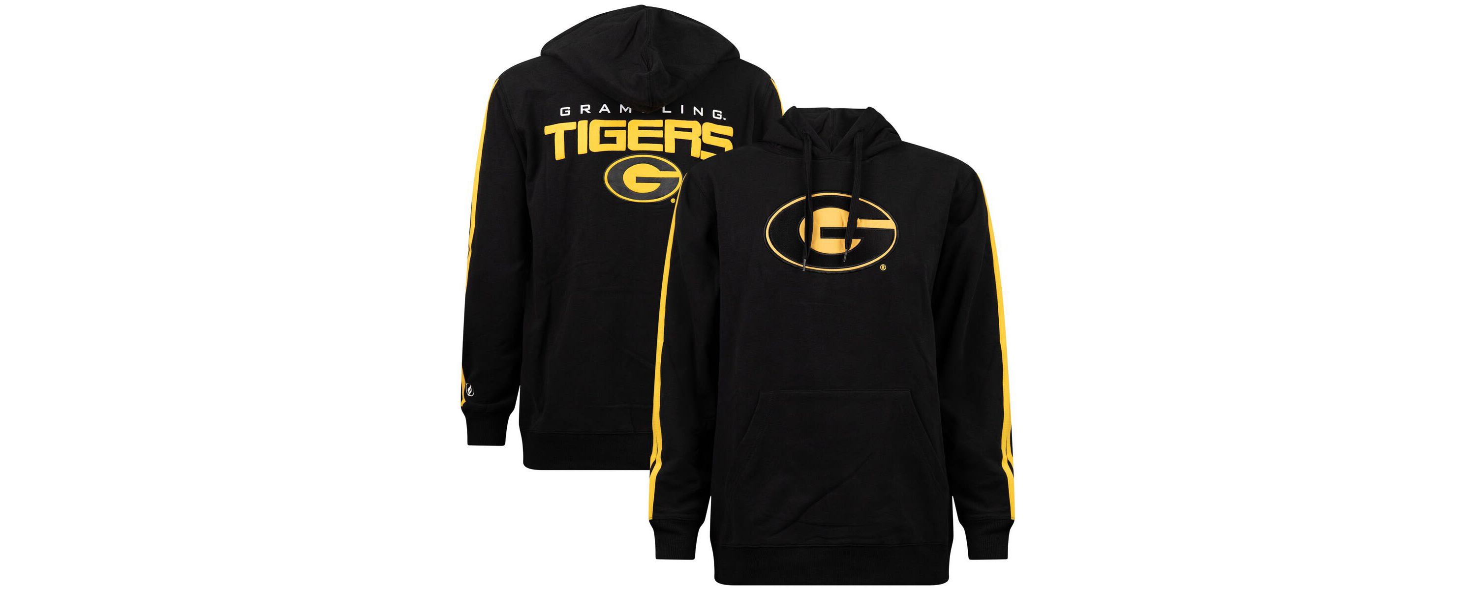Grambling State Tigers NCAA Grambling Tigers Oversized Stripes Pullover Hoodie