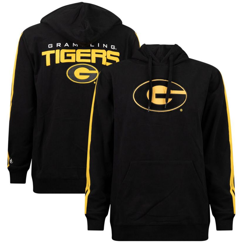 Grambling State Tigers NCAA Grambling Tigers Oversized Stripes Pullover Hoodie