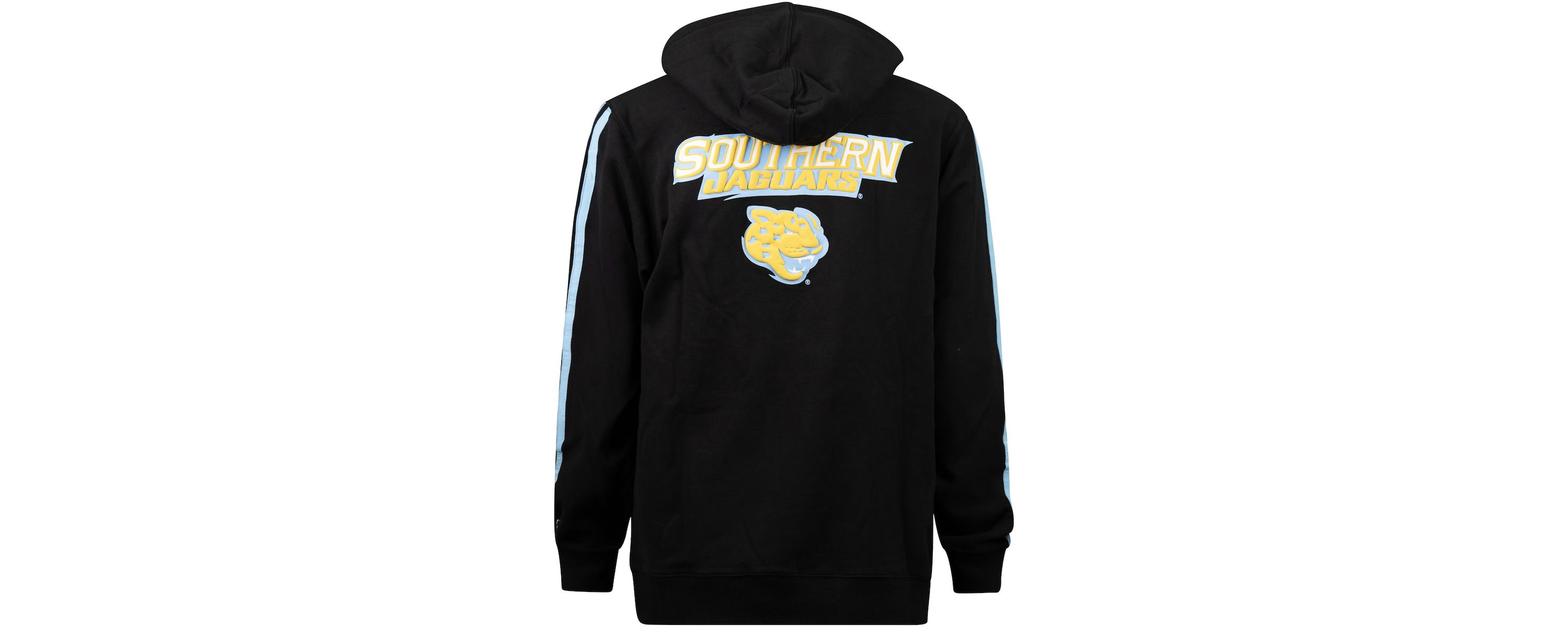 NCAA Southern University Jaguars Oversized Stripes Pullover Hoodie
