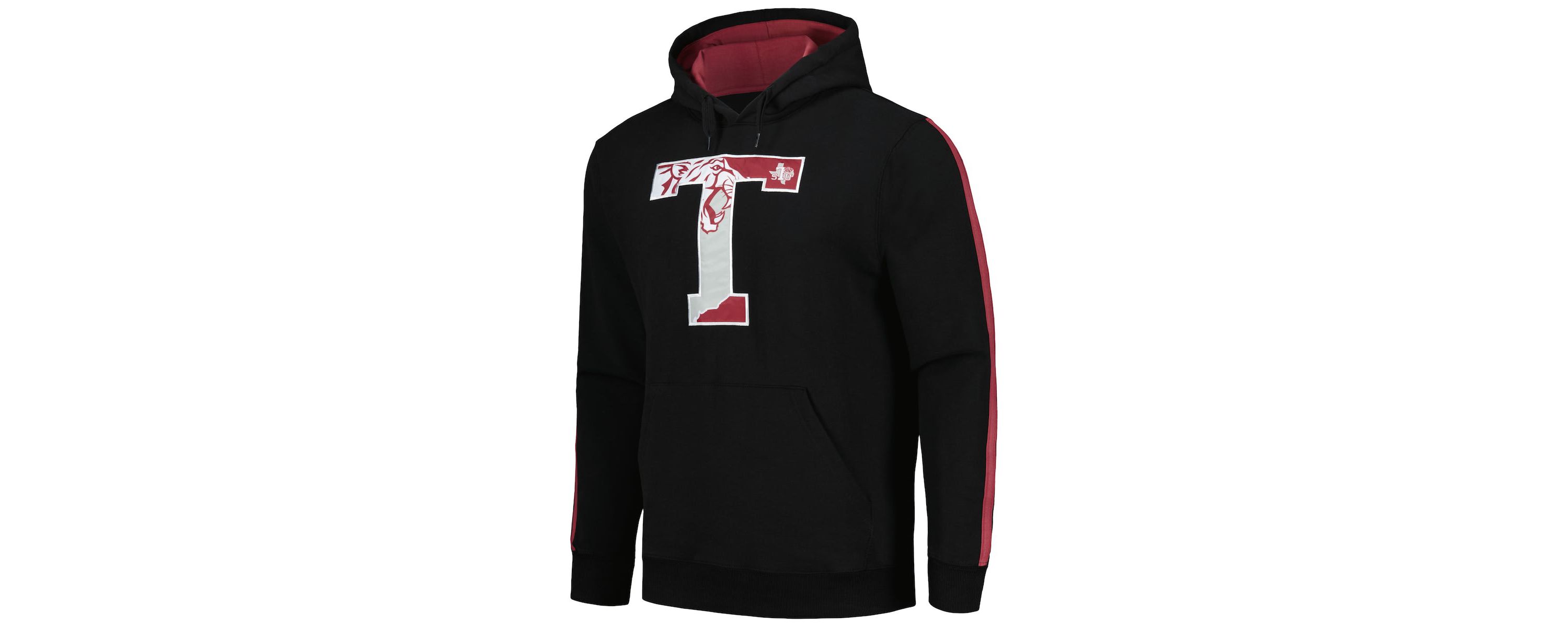 NCAA Texas Southern Tigers Oversized Stripes Pullover Hoodie