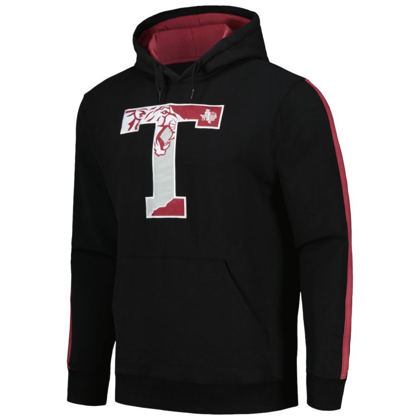 NCAA Texas Southern Tigers Oversized Stripes Pullover Hoodie