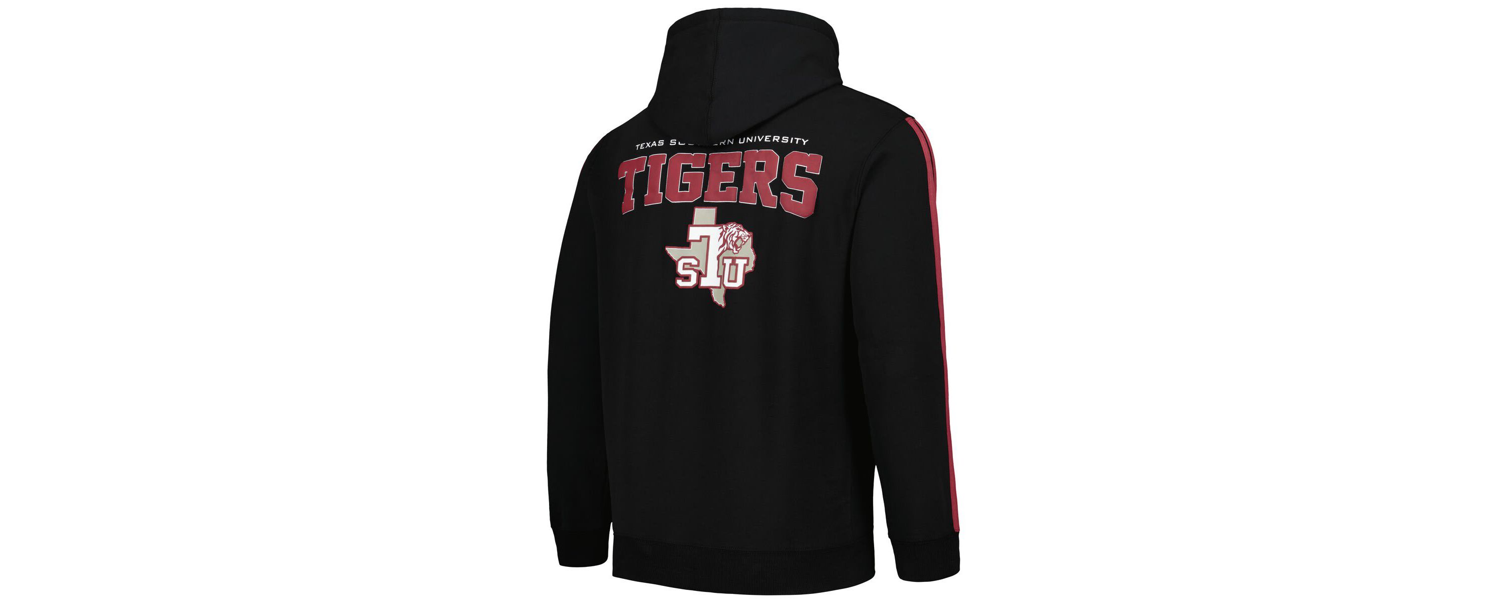 NCAA Texas Southern Tigers Oversized Stripes Pullover Hoodie