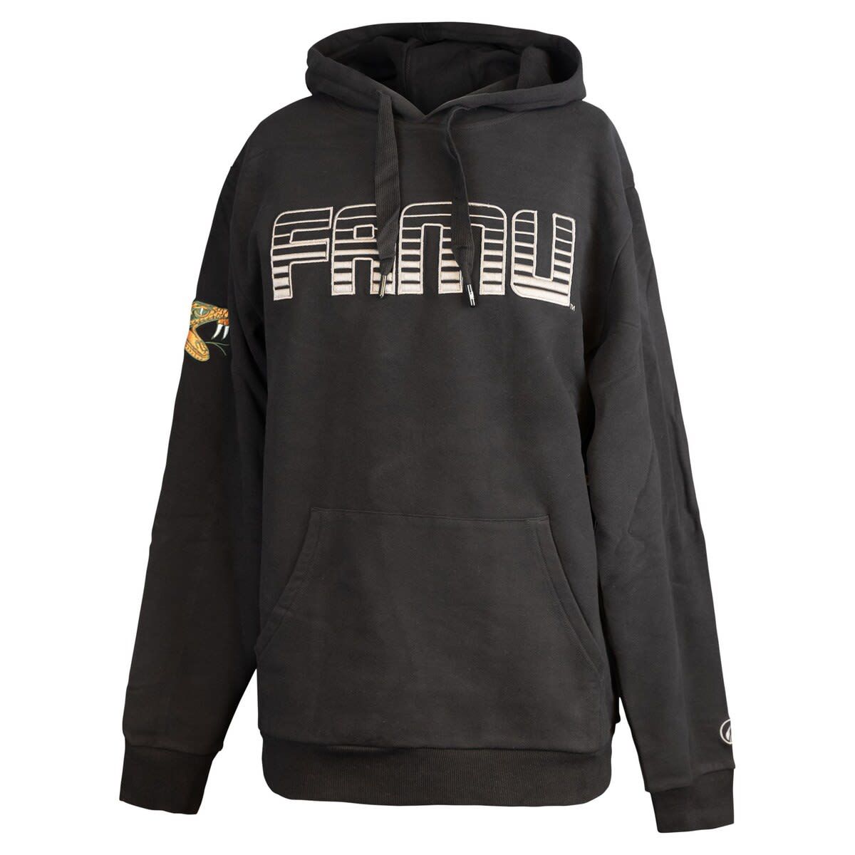 NCAA Florida A&M Rattlers Puff Print Sliced Pullover Hoodie