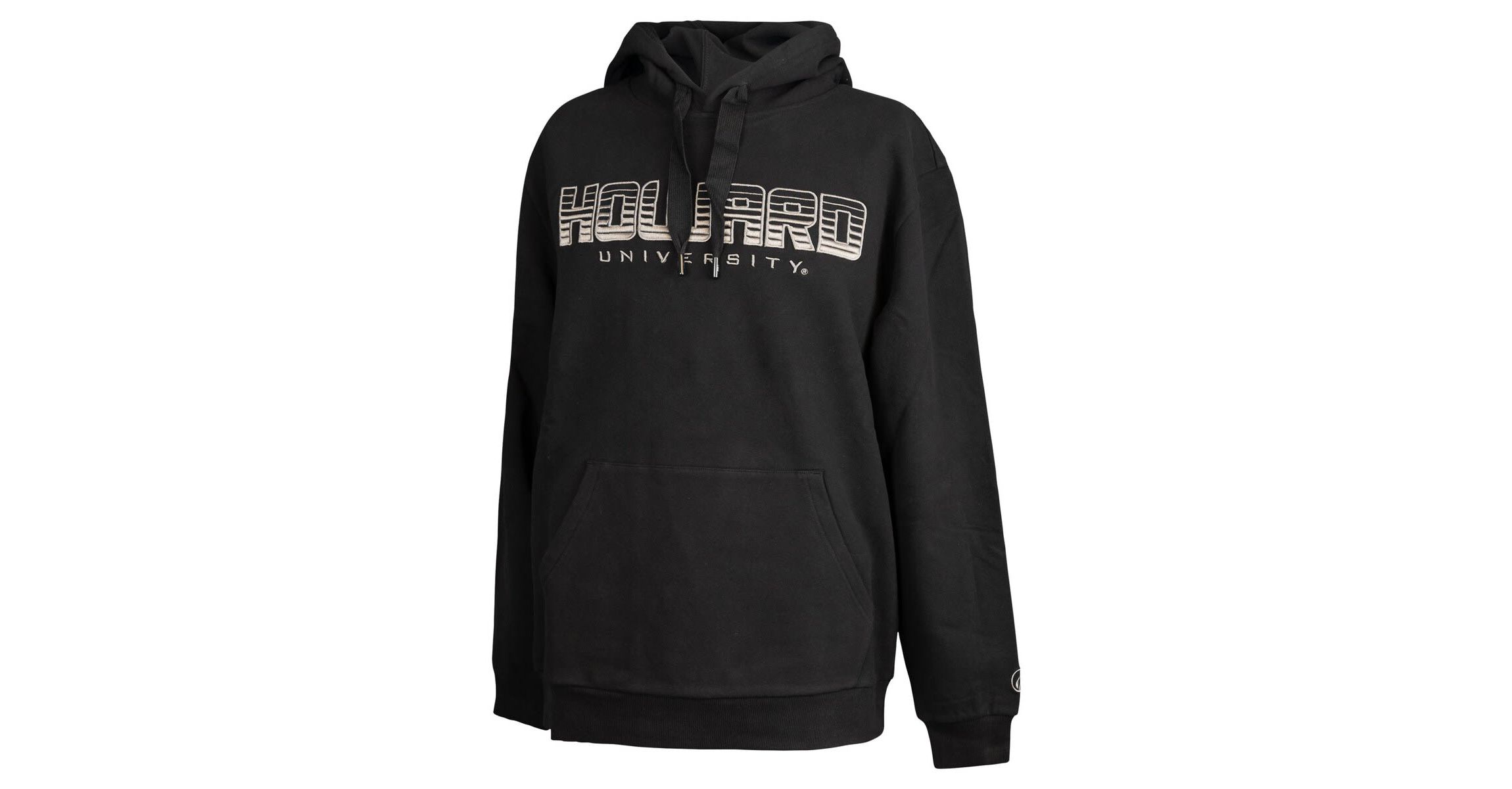 NCAA Howard Bison Puff Print Sliced Pullover Hoodie