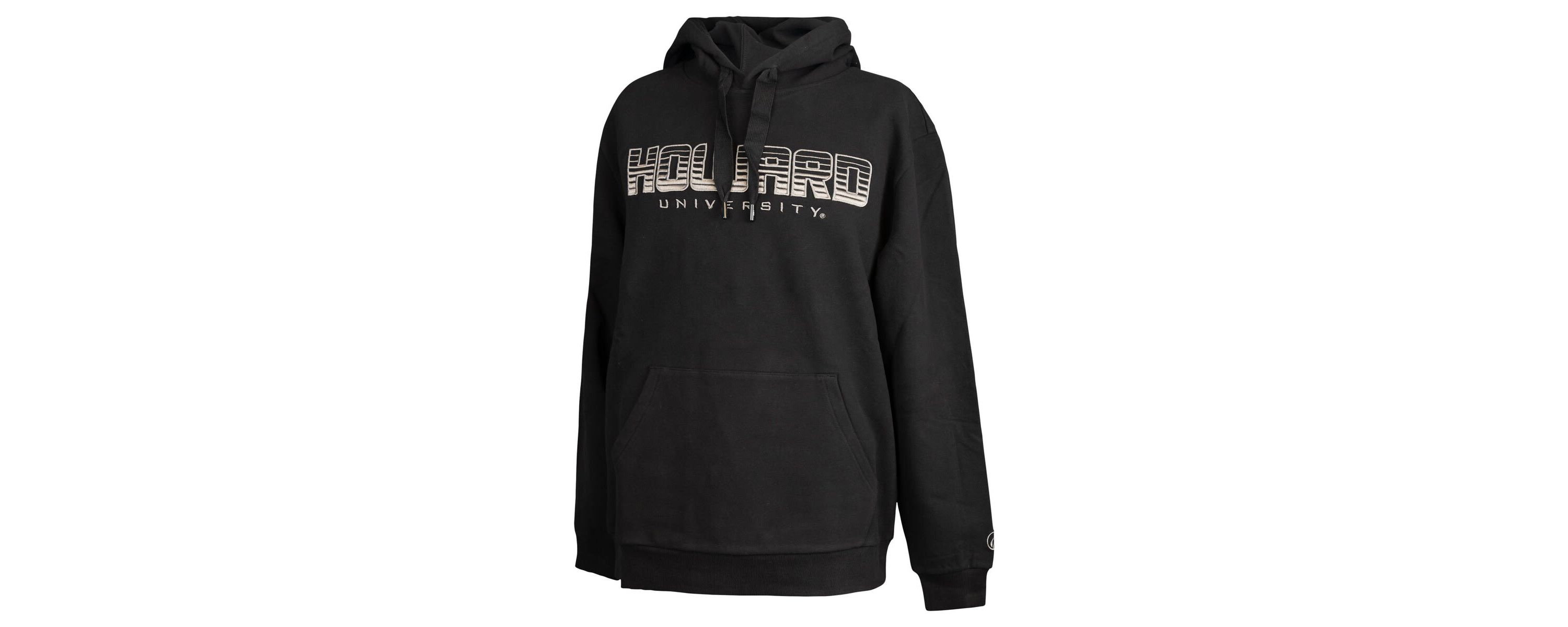 NCAA Howard Bison Puff Print Sliced Pullover Hoodie