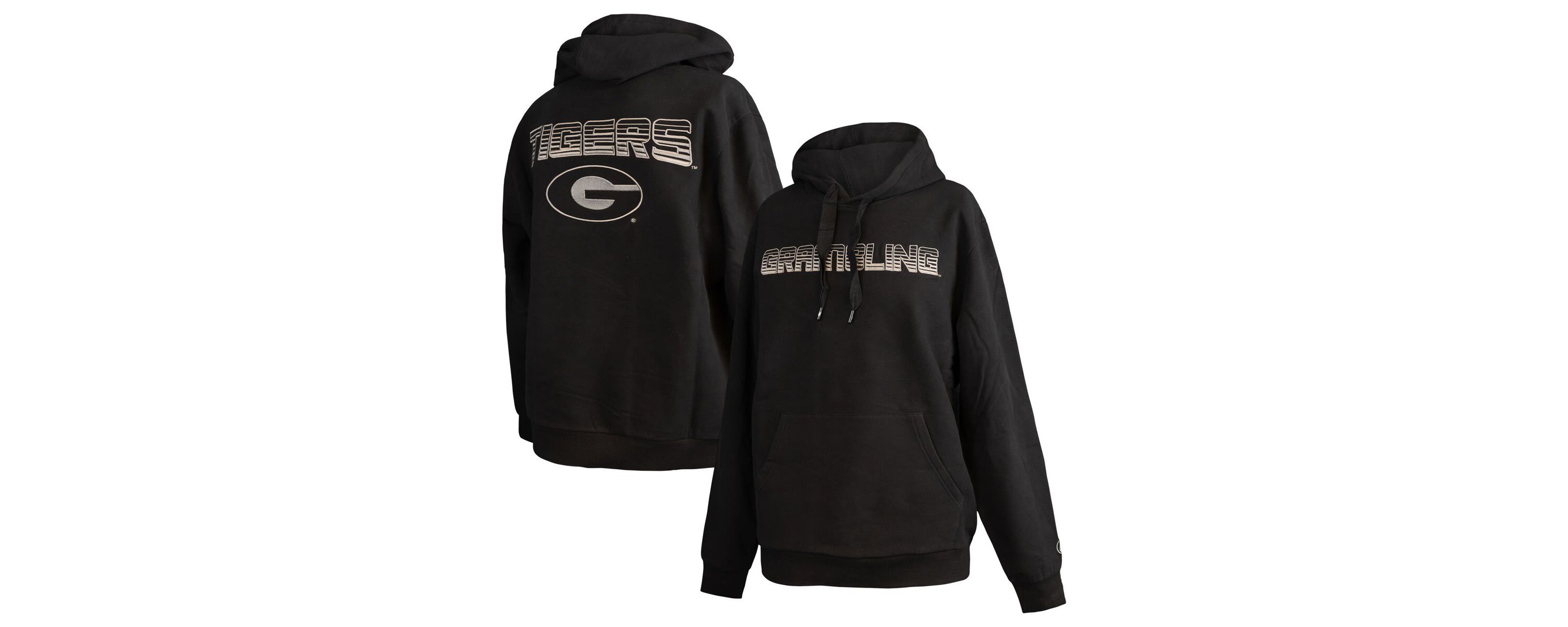Grambling State Tigers NCAA Grambling Tigers Puff Print Sliced Pullover Hoodie