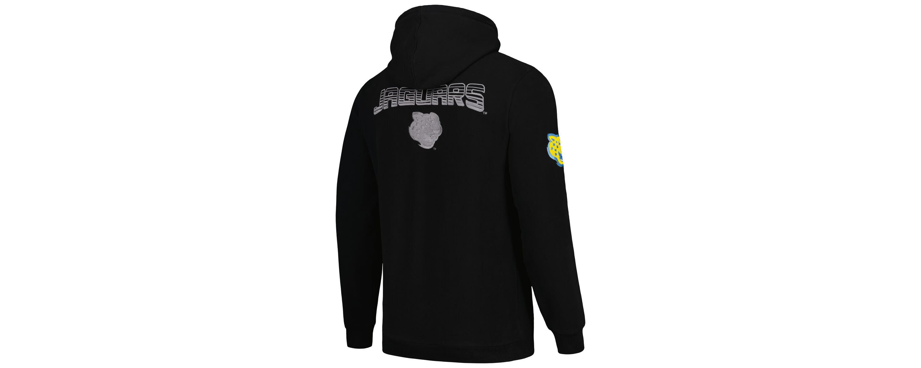 NCAA Southern University Jaguars Puff Print Sliced Pullover Hoodie
