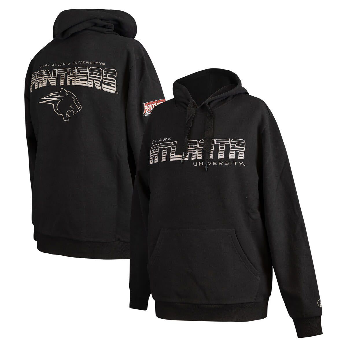 Clark Atlanta Panthers NCAA Clark Atlanta University Panthers Puff Print Sliced Pullover Hoodie