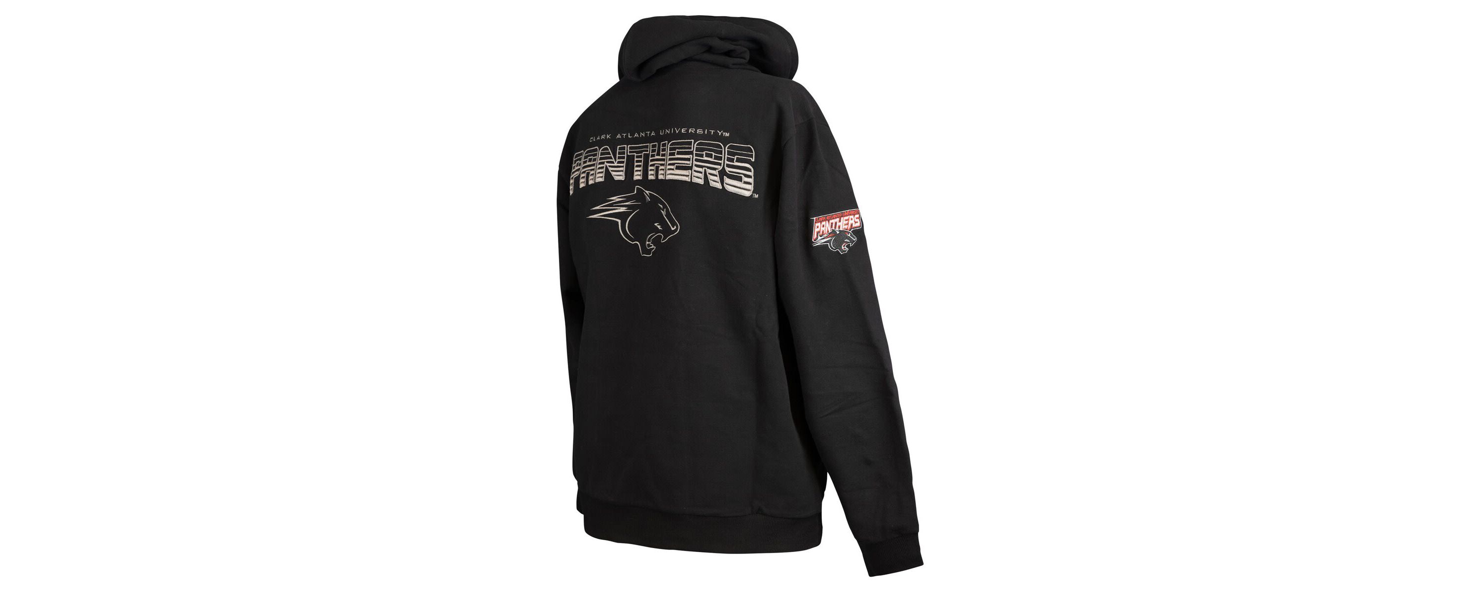 Clark Atlanta Panthers NCAA Clark Atlanta University Panthers Puff Print Sliced Pullover Hoodie