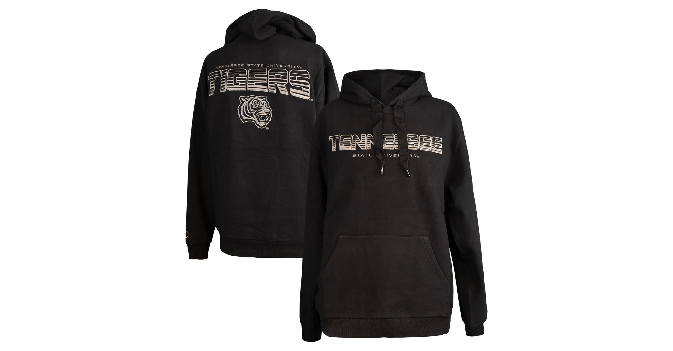NCAA Tennessee State Tigers Puff Print Sliced Pullover Hoodie