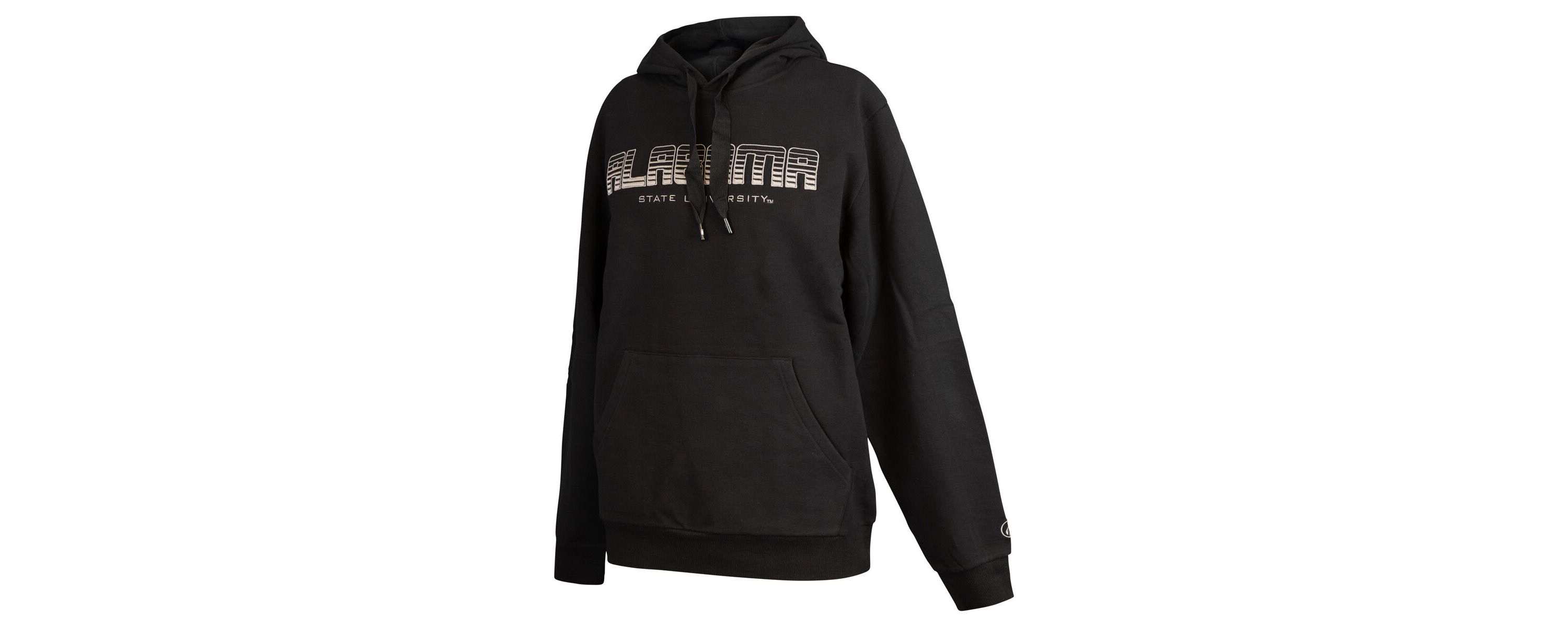 NCAA Alabama State Hornets Puff Print Sliced Pullover Hoodie