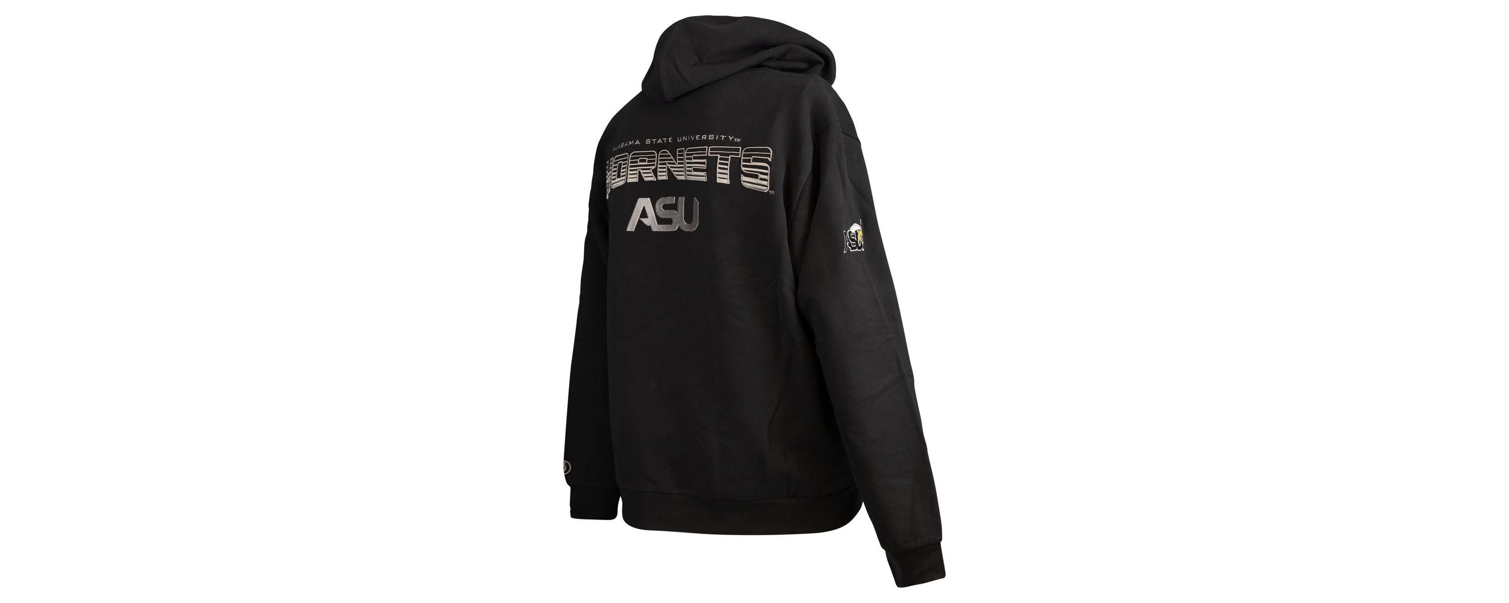 NCAA Alabama State Hornets Puff Print Sliced Pullover Hoodie