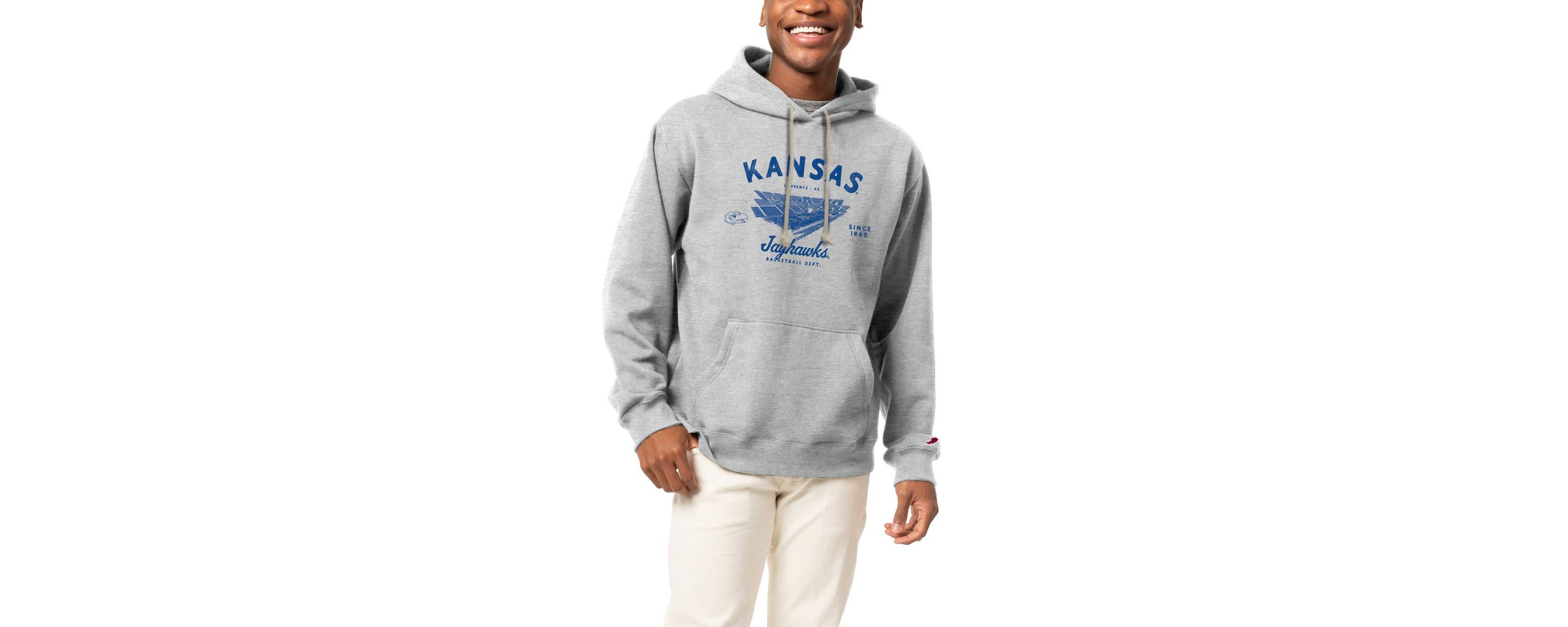 NCAA Kansas Jayhawks Stadium Essential Pullover Hoodie