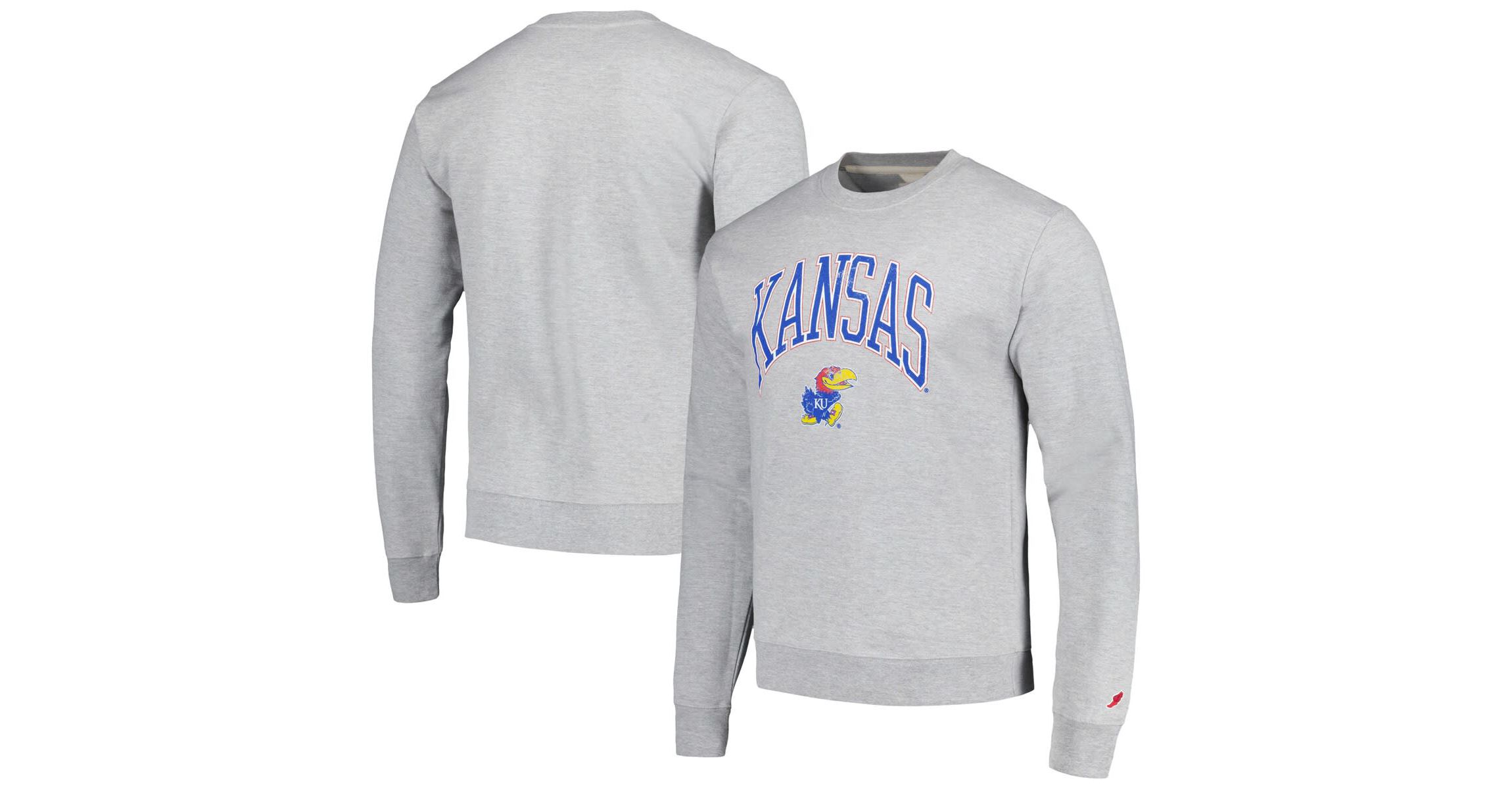 NCAA Kansas Jayhawks Tall Arch Essential Pullover Sweatshirt