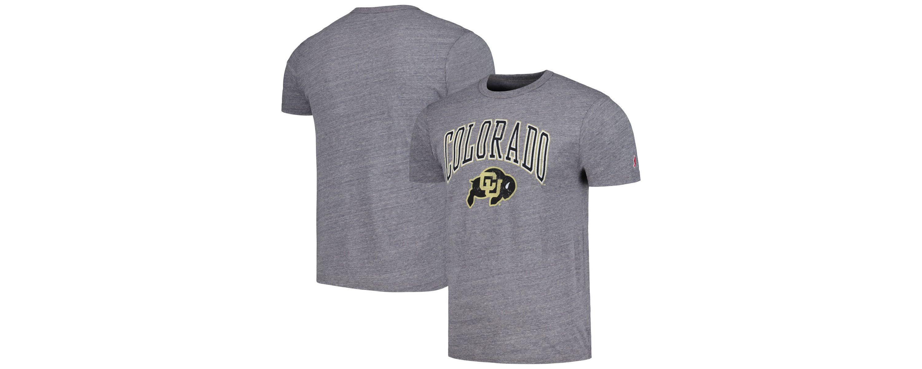 NCAA Colorado Buffaloes Tall Arch Victory Falls Tri-Blend T-Shirt