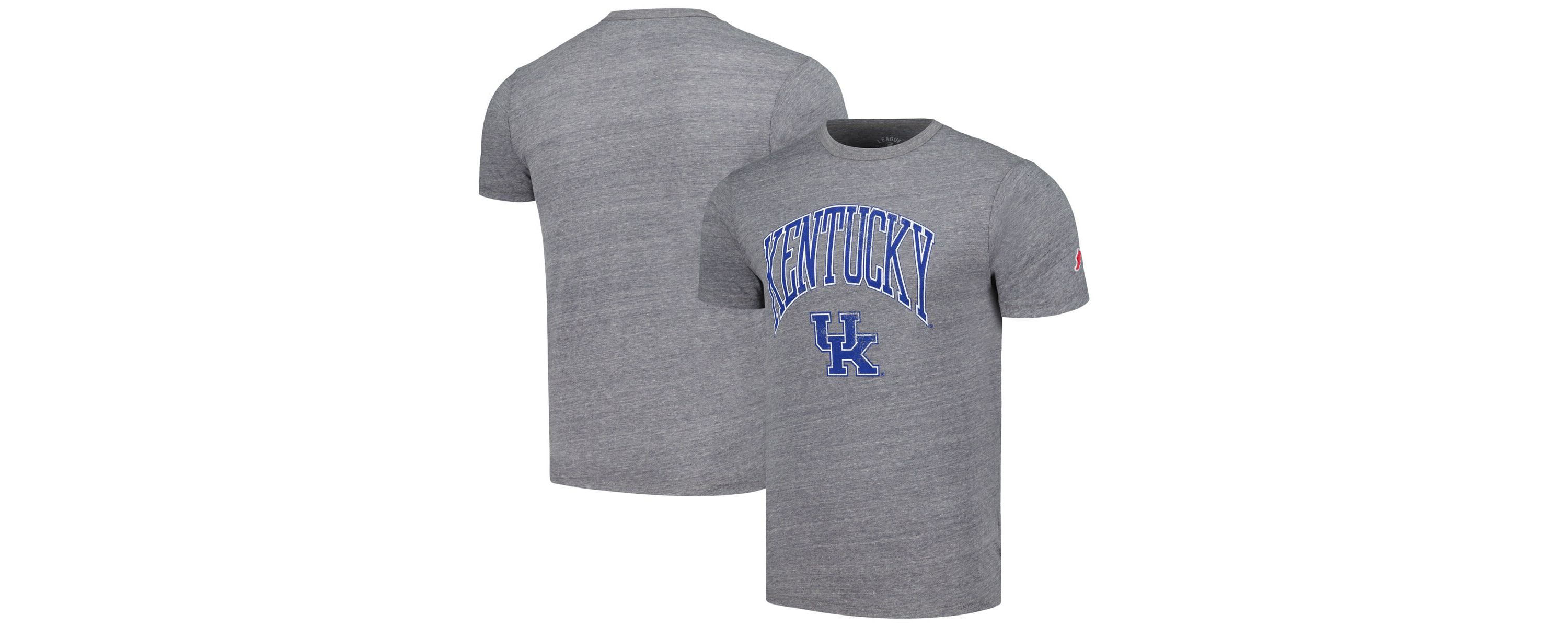 NCAA Kentucky Wildcats Tall Arch Victory Falls Tri-Blend T-Shirt