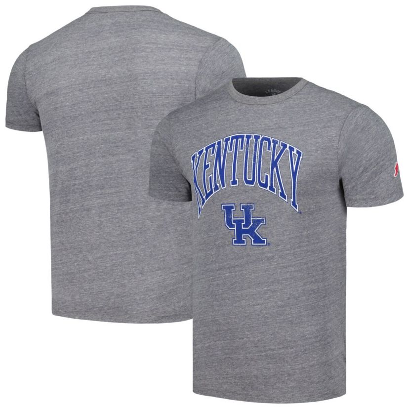 NCAA Kentucky Wildcats Tall Arch Victory Falls Tri-Blend T-Shirt