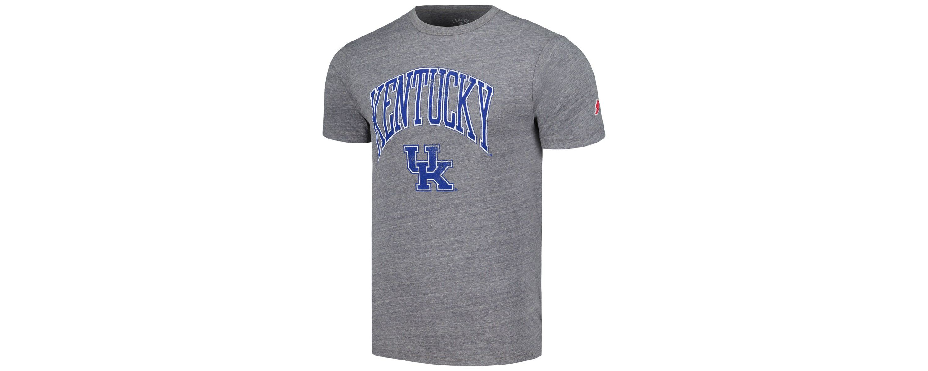 NCAA Kentucky Wildcats Tall Arch Victory Falls Tri-Blend T-Shirt