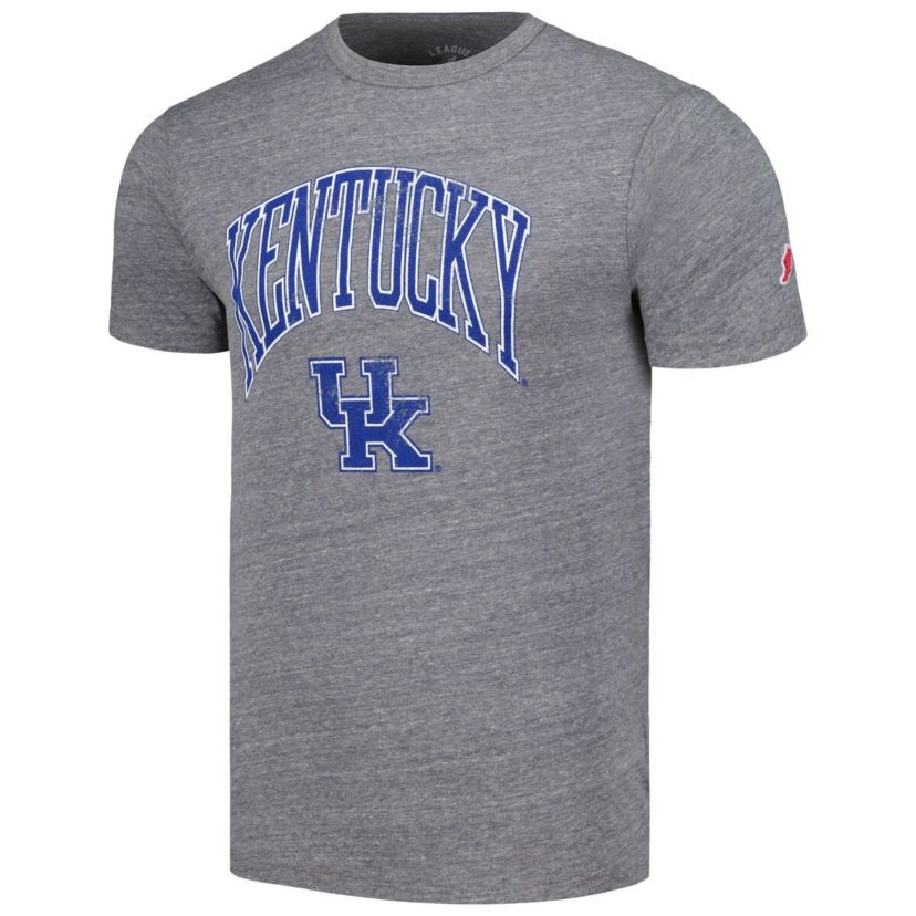 NCAA Kentucky Wildcats Tall Arch Victory Falls Tri-Blend T-Shirt