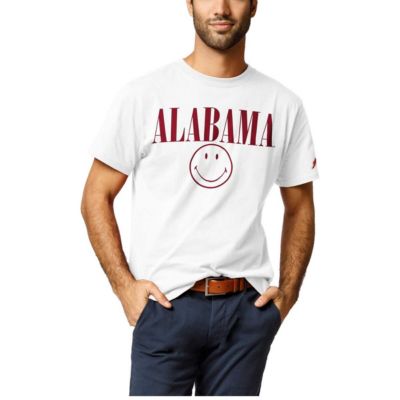 League Collegiate Wear Men's Alabama Crimson Tide NCAA Alabama Tide Smiley All American T-Shirt -  3204155200183981