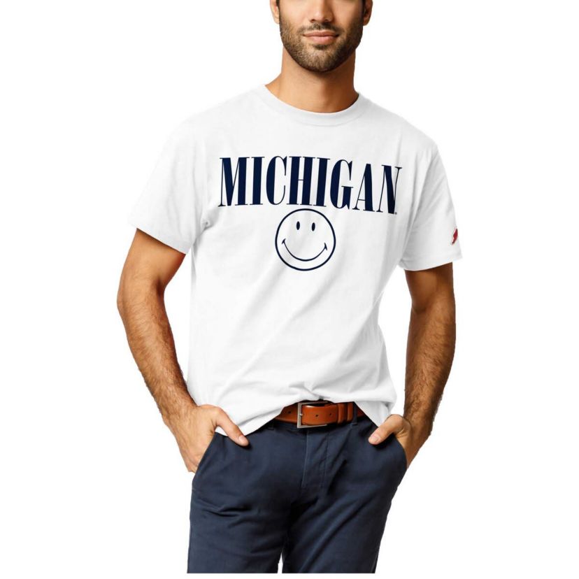 NCAA Michigan Wolverines Smiley All American T-Shirt
