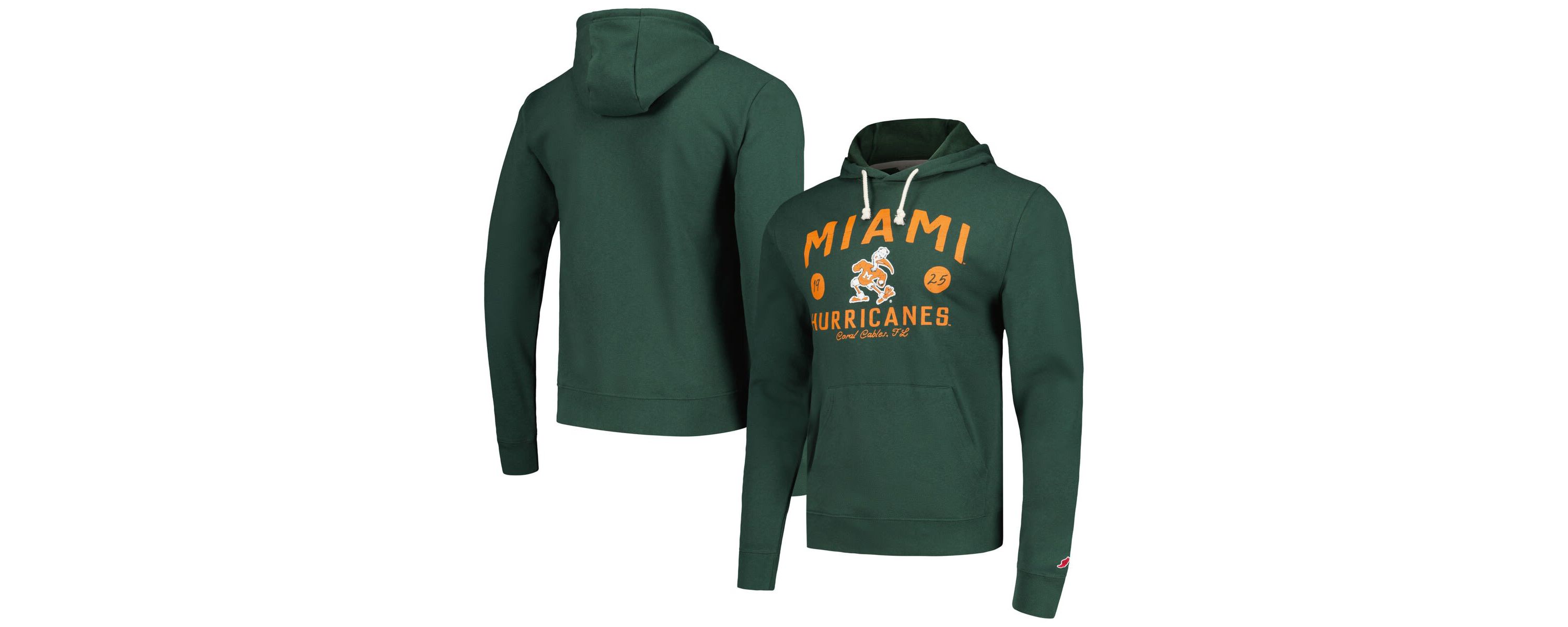 Miami (FL) Hurricanes NCAA Miami Hurricanes Bendy Arch Essential Pullover Hoodie