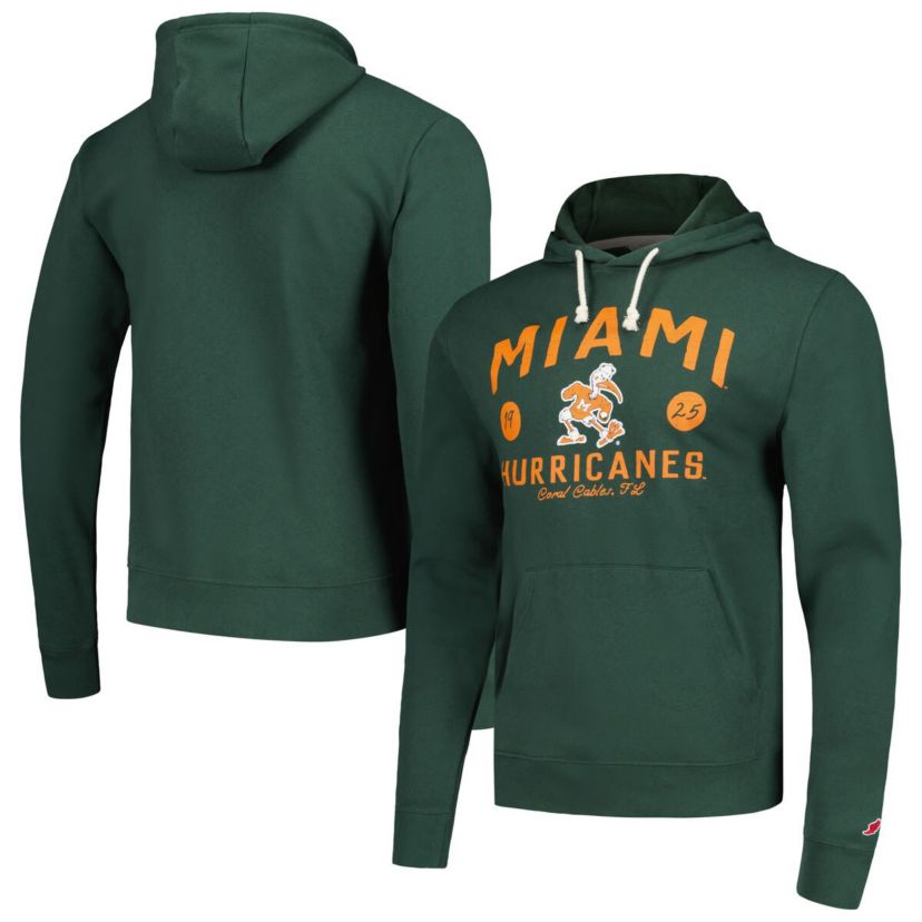Miami (FL) Hurricanes NCAA Miami Hurricanes Bendy Arch Essential Pullover Hoodie