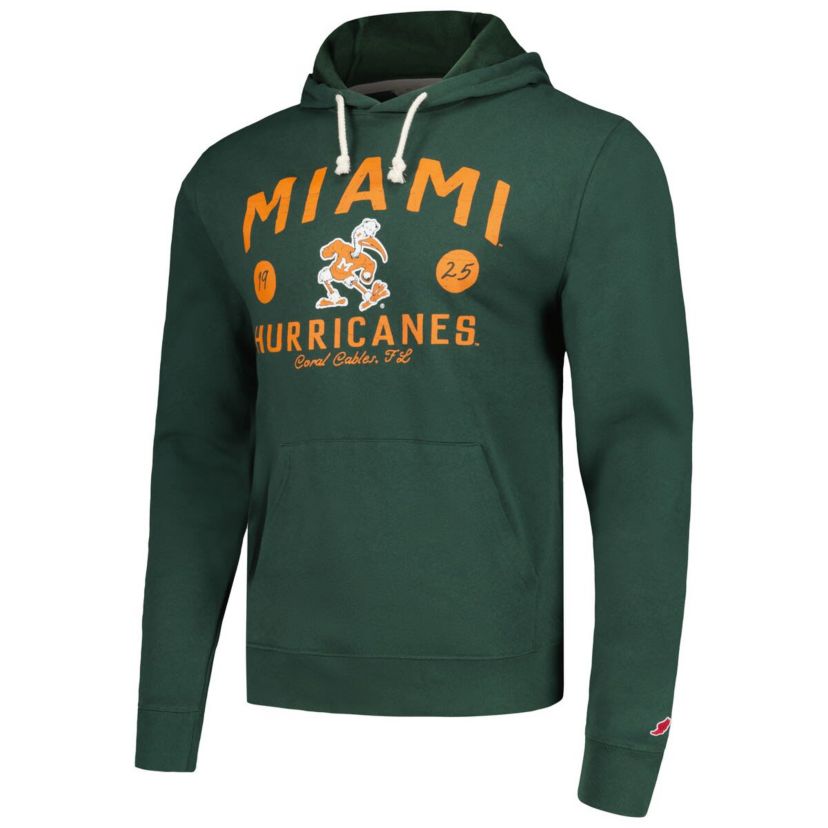 Miami (FL) Hurricanes NCAA Miami Hurricanes Bendy Arch Essential Pullover Hoodie