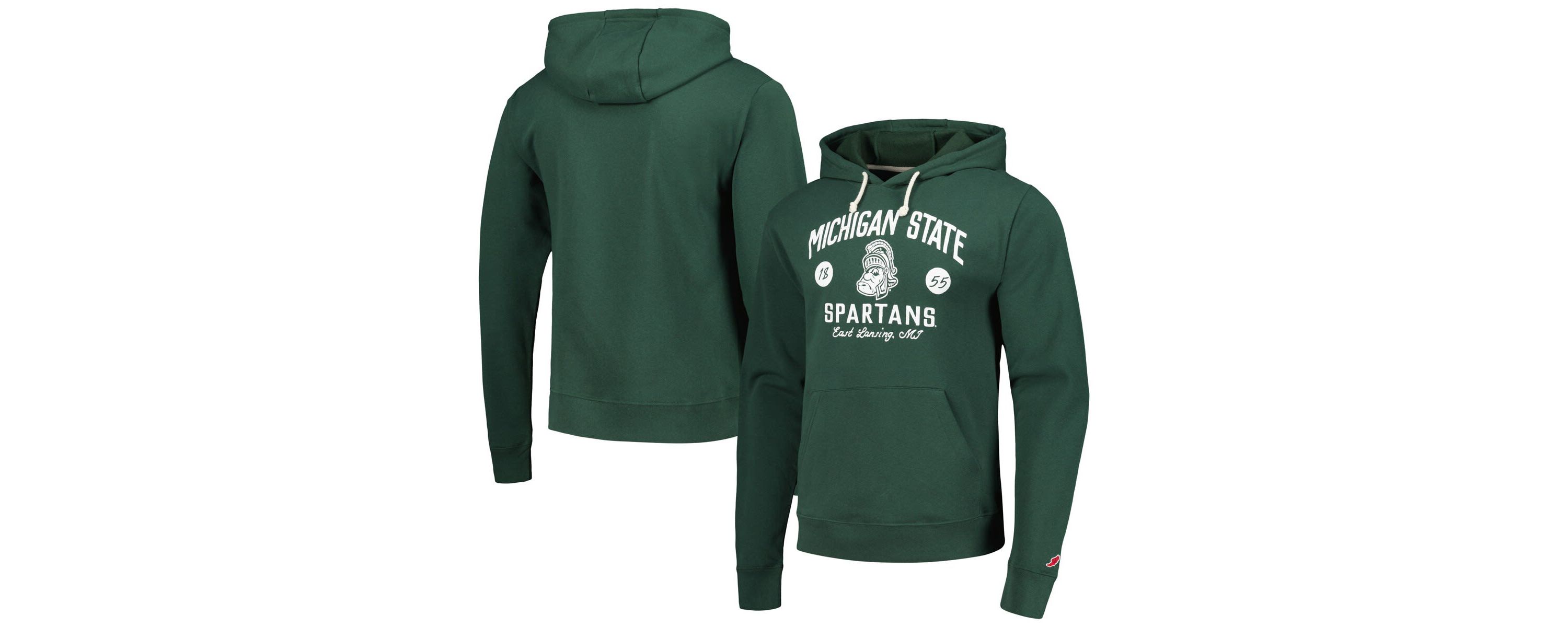 NCAA Michigan State Spartans Bendy Arch Essential Pullover Hoodie