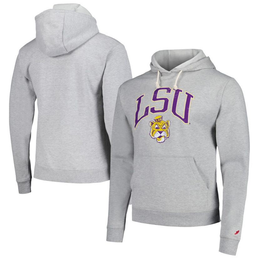 NCAA LSU Tigers Tall Arch Essential Pullover Hoodie