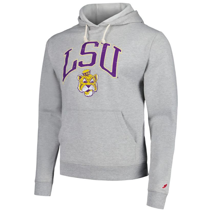 NCAA LSU Tigers Tall Arch Essential Pullover Hoodie