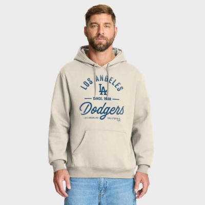 Men's MLB Fanatics Los Angeles Dodgers Legacy Fleece Hoodie, Tan, 3XL