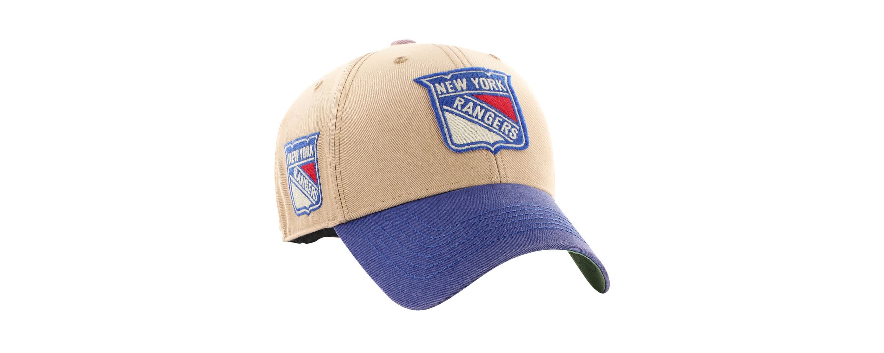 NHL Khaki/Blue New York Rangers Dusted Sedgwick MVP Adjustable Hat