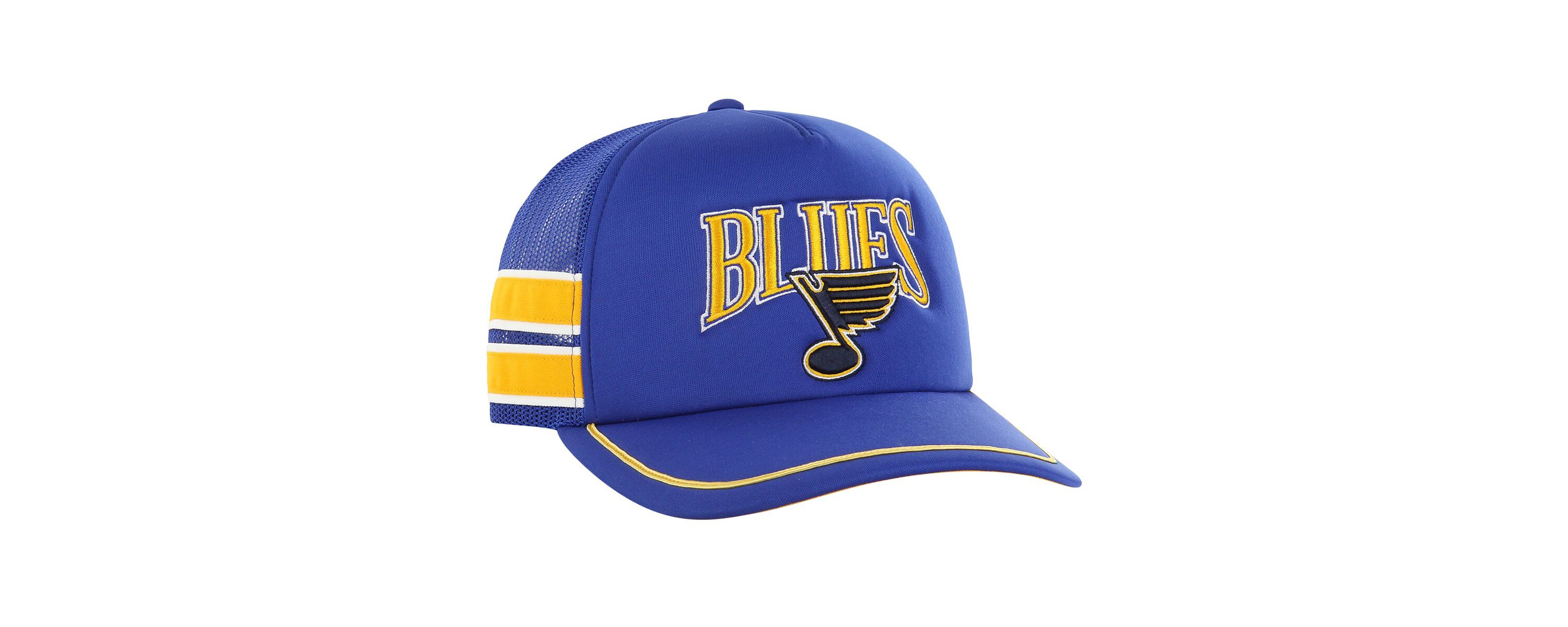 NHL St. Louis Blues Sideband Stripes Trucker Snapback Hat