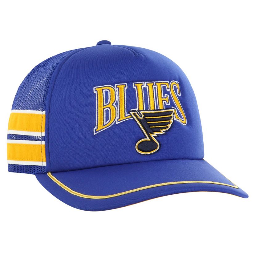 NHL St. Louis Blues Sideband Stripes Trucker Snapback Hat