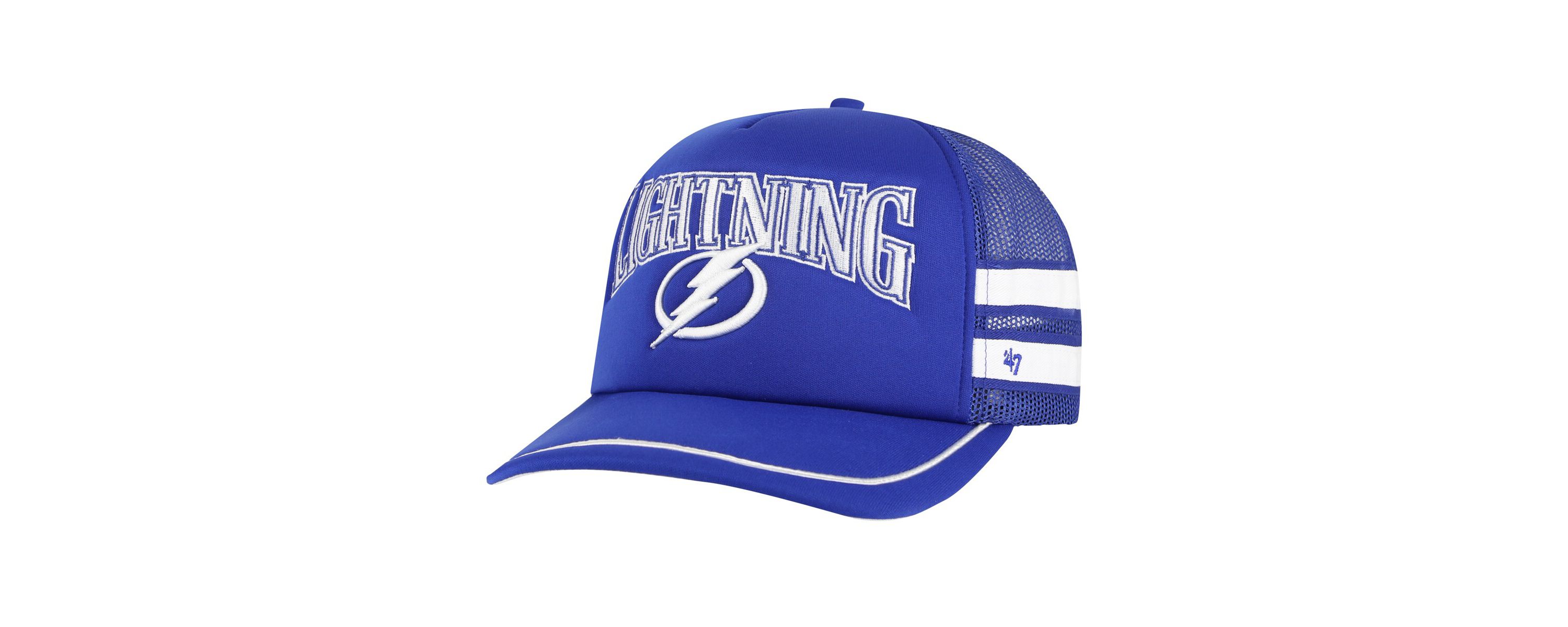 NHL Tampa Bay Lightning Sideband Stripes Trucker Snapback Hat