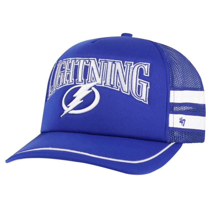 NHL Tampa Bay Lightning Sideband Stripes Trucker Snapback Hat